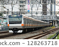 E233 series train on the Chuo Rapid Line running through Ogikubo Station 128263718