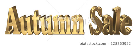 3DCG characters "Autumn Sale" Autumn sale 128263932