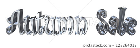 3DCG characters "Autumn Sale" Autumn sale 128264012