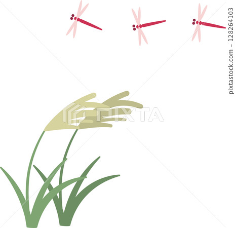 紅蜻蜓和銀草插圖集 128264103