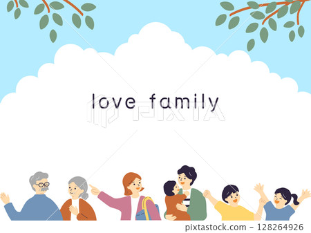 Family with a smile Family with a smile 128264926