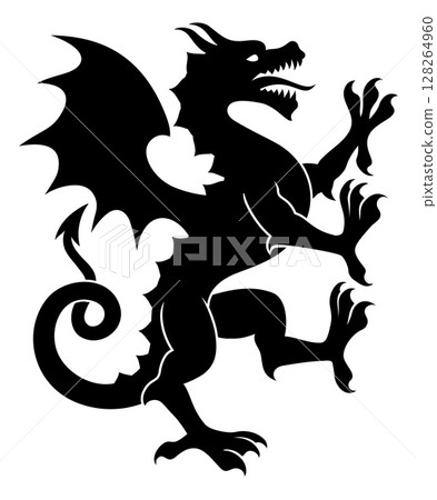 Heraldry Dragon Heraldic Coat of Arms Crest Animal 128264960