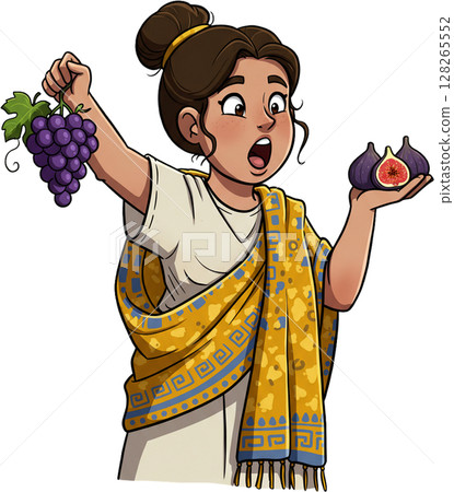 farmer with grapes 128265552