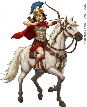 knight in red costume 128265587