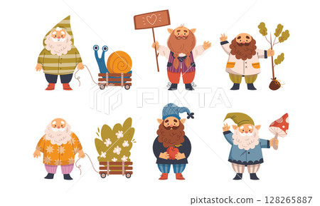 Explore the Colorful Gnomes Collection, perfect for creating Whimsical Illustrations and art Explore the Colorful Gnomes Collection, perfect for creating Whimsical Illustrations and art 128265887