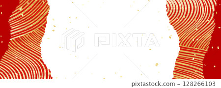 Japanese paper style illustration background material Japanese paper style illustration background material 128266103