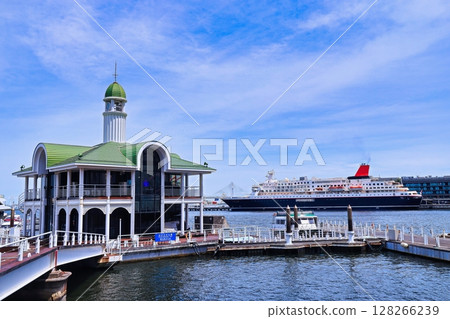 Pukarisan Bridge and passenger ship 128266239