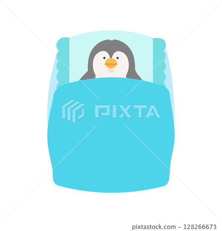企鵝和蒲團插圖 128266673