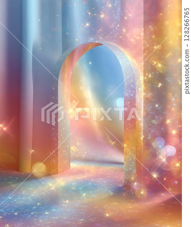 milky way over sea 128266765