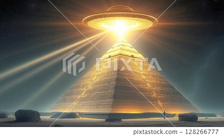 午夜時分，金字塔被原子轉化成黃金 128266777