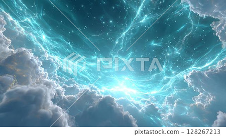 abstract background with fantasy colorful waves abstract background with fantasy colorful waves 128267213