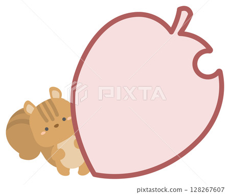 Squirrel and fallen frame 128267607