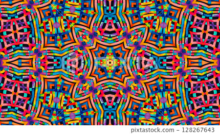 Abstract bright multicolor pattern, colorful background 128267643