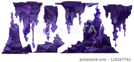 Purple cave formations 128267742