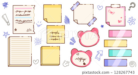 Cute memo note collection 128267743