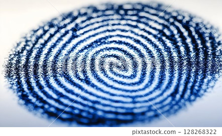 Intricate Dermal Ridge Detail Revealing Identity and Uniqueness 128268322