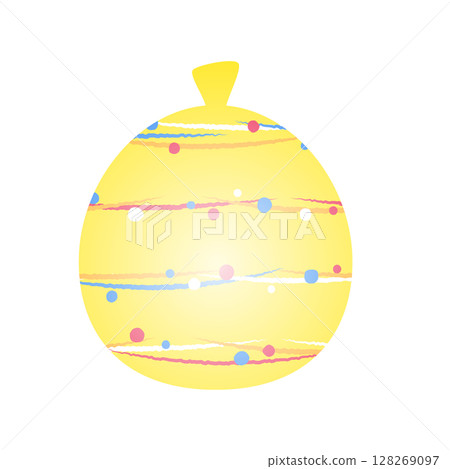 蓬鬆水球黃色 128269097