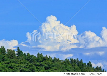 Spring summer cloud Spring summer cloud 128269249