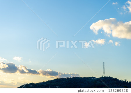 香川縣直島町宮之浦港的景色 香川縣直島町宮之浦港的景色 128269828