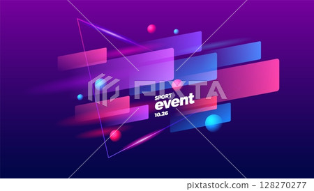 Layout poster template design for mega event Layout poster template design for mega event 128270277