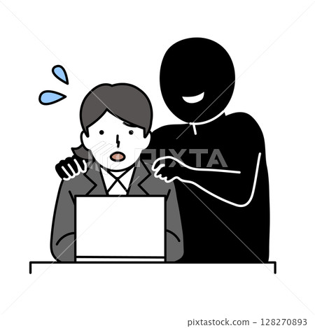 Harassment illustration Harassment illustration 128270893