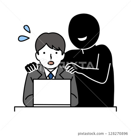 騷擾插圖 128270896