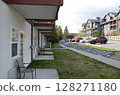 backyard with chairs to relax 128271180
