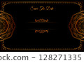 luxury gold invitation card mandala ornament background 128271335