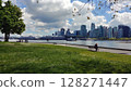 park with view of downtown vancouver 128271447
