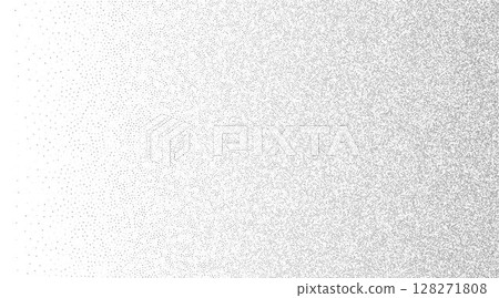 Film grain dot texture with distress noise effect. Mockup for old photo, image, picture. Abstract background with random dust sand. Grunge pattern with circle particle overlay. Vector illustration Film grain dot texture with distress noise effect. Mockup for old photo, image, picture. Abstract background with random dust sand. Grunge pattern with circle particle overlay. Vector illustration 128271808
