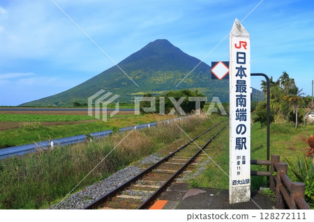 【鹿兒島縣】薩摩開聞岳和日本最南端的車站(薩摩富士站和西大山站) 【鹿兒島縣】薩摩開聞岳和日本最南端的車站(薩摩富士站和西大山站) 128272111