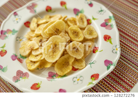 Banana Chip Dry Banana Fruit Banana Sweets Snack Banana Chip Dry Banana Fruit Banana Sweets Snack 128272276