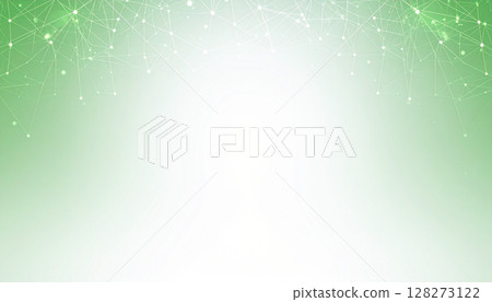 Green and white network future background 128273122
