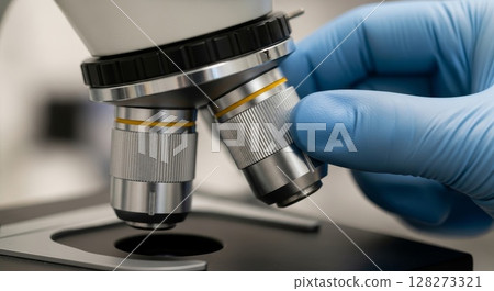 microscope, lens, analysis 128273321