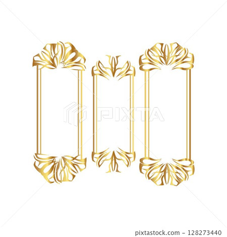 vintage Frame for Corner Certificate 128273440