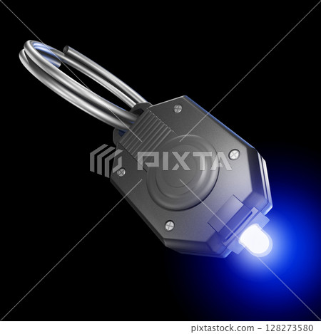 迷你燈、鑰匙燈、手電筒、LED燈、迷你閃光燈、黑色背景 迷你燈、鑰匙燈、手電筒、LED燈、迷你閃光燈、黑色背景 128273580