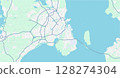 Layered editable vector illustration outline of Copenhagen,Denmark. 128274304