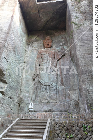 [千葉縣] 能古切山日本寺的百尺觀音 128274832