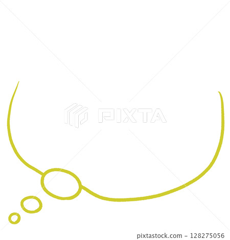 Square speech bubble material (yellow) Square speech bubble material (yellow) 128275056