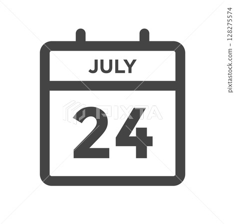July 24 Calendar Day or Calender Date for Deadlines or Appointment July 24 Calendar Day or Calender Date for Deadlines or Appointment 128275574