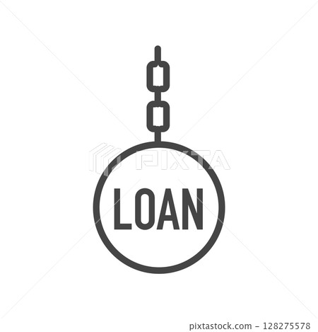 Student Loan Debt Forgiveness Icon - Debt Burden Images 128275578