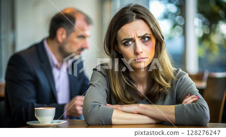 Stop domestic violence against women 128276247