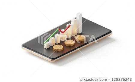 Growth business finance success graph stock Growth business finance success graph stock 128276248