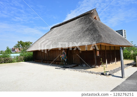 Old house and countryside landscape 128276251
