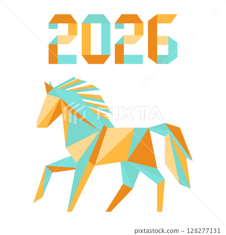 New Year Horse Symbol 2026 Chinese Zodiac Origami New Year Horse Symbol 2026 Chinese Zodiac Origami 128277131