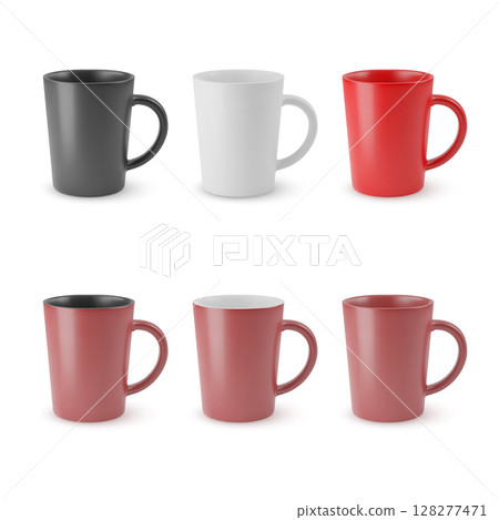 Set of Empty Cups 128277471
