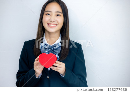 有心臟的學校女孩 128277686