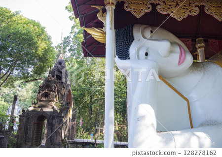 THAILAND PHRAE WAT PHRA THAT CHOM CHAENG 128278162