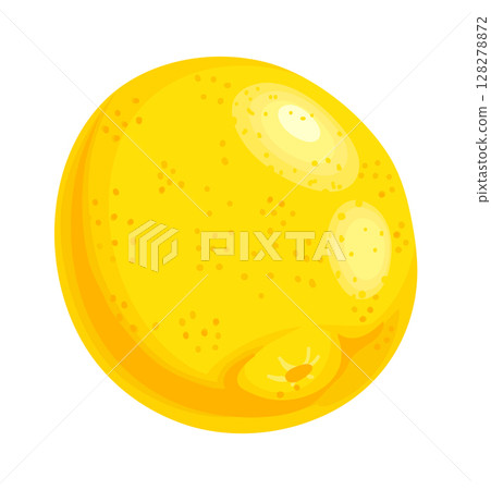 Vibrant yellow lemon with detailed texture, conveying a sense of freshness and health, perfect for food and beverage advertising or culinary projects 128278872