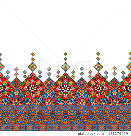 seamless pattern with geometric shapes, vector illustration seamless pattern with geometric shapes, vector illustration 128279459